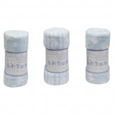 FBP10-B: Blue Printed Supersoft Roll Wrap
